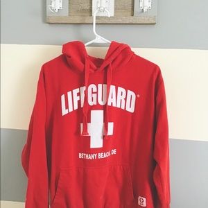 Red Life Guard Sweatshirt